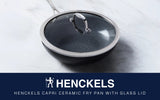 Henckels Capri Ceramic Non-Stick 11-Inch Perfect Pan with Glass Lid Italian-made