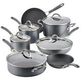 Circulon A1 12-Piece Nonstick Cookware Set, ScratchDefense Induction Pots & Pans