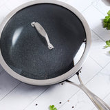 Henckels Capri Ceramic Non-Stick 11-Inch Perfect Pan with Glass Lid Italian-made