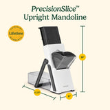 Cuisinart PrecisionSlice Upright Mandoline, 40 Cutting Options, 1–8mm Thickness