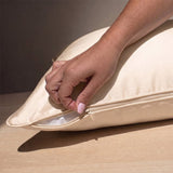 NIGHT 100% Mulberry Silk Pillowcases, 2-Pack – 22 Momme Grade 6A