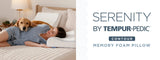 Tempur-Pedic Serenity Contour Memory Foam Pillow, Standard Size 20" x 15" x 5.4"