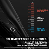 GHD Chronos Max Professional 2" Flat Iron Bundle – Wide Plate Hair Straightener
