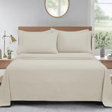 South Point Home Fashions Microfiber 6-Piece Sheet Set, Ultra Soft Brushed Polyester Bedding