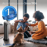 22" Lasko Ceramic Tower Heater – 1500 W, Remote, Oscillation & AutoEco Thermostat