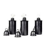 Desert Steel 5' Saguaro Garden Cactus Statue and Tiki Torch, 21”W x 60”H x 8”D