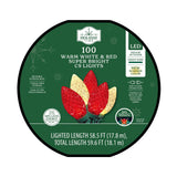 Holiday Time 100-Count LED Diamond-Cut C9 Christmas Lights 59.6 FT String Lights