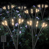 Sol-R-Brite Solar 32 LED Firefly Landscape Lights Set - 4 Stake Lights and Panel