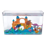 Robo Alive 17PC Light Up Aquarium Set - 3.1 Gallons of Water Fish Tank Playset