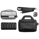 Savior Equipment Dual Pistol Range Bag with Padded Pockets Magazine Holder Strap