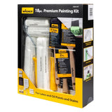 Wagner 18-Piece Paint Kit – Complete Interior Painting Supplies Set with Rollers, Angled Brushes, Paint Tray & Drop Cloths