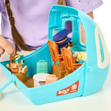 Bluey 3 in 1 Transforming Plane Mega Playset - 45pc Family Vacation Ever Playset