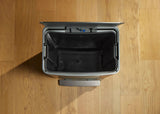 Kohler 45L Stainless Steel Step Trash Can, 13-Gal Bag Compatible Quiet-Close Lid