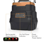Duracell 5000L Tri-Powered LED Lantern, Rechargeable Camping Lantern with Solar