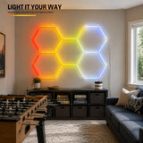 Westinghouse 190W RGB LED Hexagon Light Kit, 24 Tubes Music Sync Garage Ceiling