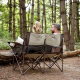 CORE Equipment Padded Loveseat Camping Chair for 2 – Oversized Folding Double Camp Chair