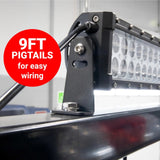Blazer 20” LED Spot/Flood Beam Light Bar Kit with Remote - Double Row Light Bar