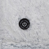 50" × 60" Berkshire Life Heated Faux Fur Throw – 4 Heat Settings, Reversible