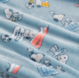 Peanuts VelvetLoft Plush Throw Blanket 2-Pack, 60" x 70" 350 GSM Soft Polyester Throws