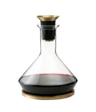 Rabbit Wine Decanter with Aerating Funnel, 750 mL Sediment Strainer & Acacia Wood Coaster