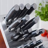 Henckels 20-Piece Forged German Stainless Steel Knife Set w/ Block & Sharpener