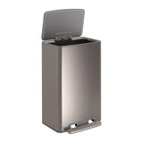 Kohler 47L Step Trash Can, Stainless Steel 13 Gallon Kitchen Trash Can w/ Quiet Lid