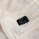 50" × 60" Berkshire Life Heated Faux Fur Throw – 4 Heat Settings, Reversible