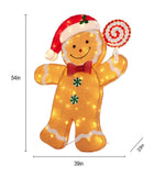 Member’s Mark 4.5' Life-Size Pre-Lit Gingerbread Man with 169 Twinkling LED Lights