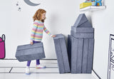 Yourigami Kids Convertible Play Fort Modular Foam Cushions