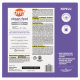 OFF! Clean Feel Mosquito Repellent Spray 3-Pack, DEET-Free Picaridin Bug Spray for Mosquitoes, Ticks & Biting Flies