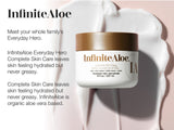 InfiniteAloe Complete Skin Care 4-piece Introductory Set, 8 oz+2 oz+2*0.5 oz Jar