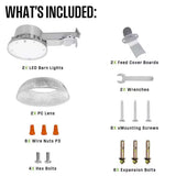 Westinghouse 5000-Lumen LED Barn Lights with Dusk-to-Dawn Sensor, Set of 2