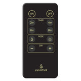 LumiPur Signature Naturals Acacia Wood Flameless LED Candles, Set of 3, Remote