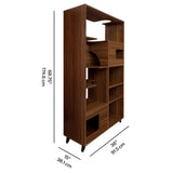 Clifford Cat Tree Bookshelf, Modern Cat Condo with Climbable Shelves