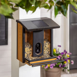 Evergreen Solar Camera Bird Feeder - Smart Bird Feeder with Solar Wi-Fi Camera