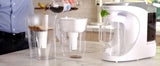 AquaTru Carafe Countertop Reverse Osmosis Water Purifier Set 64 oz. Glass Carafe