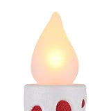 Mr. Christmas Outdoor Decoration 24-inch Tall Red & White Blow Mold Candle, 2-pk