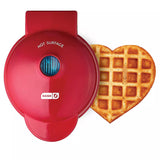 Dash Heart Mini Waffle Maker, 350 watts 4" Cooking Surface Nonstick Waffle Maker