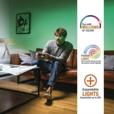 SYLVANIA SMART+ 13 ft WiFi LED Strip Lights 2-Pk RGB Color Changing Alexa Google