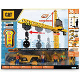 CAT Workforce Power Crane RC Construction Playset – 76 Pieces, Vehicles & Figure