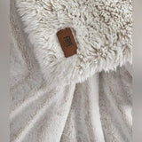 FRYE Arctic Luxe Faux Fur Throw, 60" × 70", 830 GSM Reversible Polyester Blanket