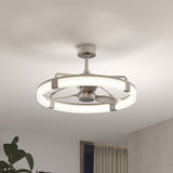 Artika Sunnyvale 28” LED Fandelier Ceiling Fan with Light and Remote, Dimmable Low Profile Modern Ceiling Fan