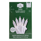 Holiday Time 300-Count Indoor/Outdoor LED Mini Christmas String Lights