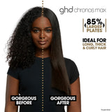 GHD Chronos Max Professional 2" Flat Iron Bundle – Wide Plate Hair Straightener