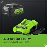 Greenworks 24V Brushless SDS-Plus Rotary Hammer Drill Kit with 4.0Ah USB Battery & Charger – 2J Impact Energy