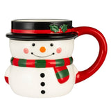Signature Housewares Figural Christmas 4 Mug Set, Santa, Snowman, Penguin & Bear