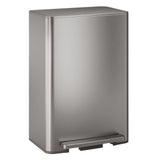 Kohler 45L Stainless Steel Step Trash Can, 13-Gal Bag Compatible Quiet-Close Lid