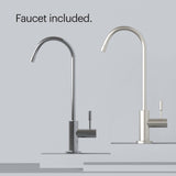 Brondell Circle Eco Efficient RO Water Filter System with Smart LED Faucet