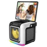 Singing Machine My Cube Studio Bluetooth Karaoke System with 2 Wireless Microph