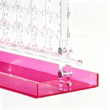 Acrylic 4-in-a-Row Strategy Game, Clear Frame, 42 Discs & Storage Base, 2 Player